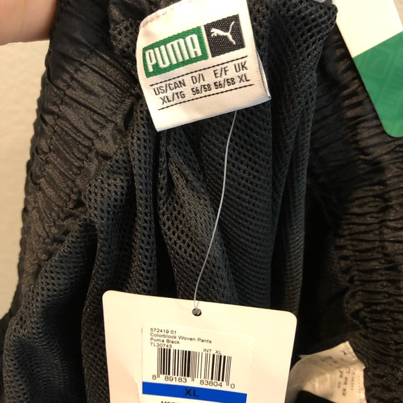 NWT Puma Men XL Color-block Woven Jogger Slim Fit - Picture 14 of 14